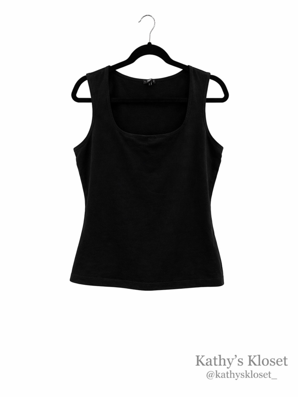 Express Black Scoop Neck Tank